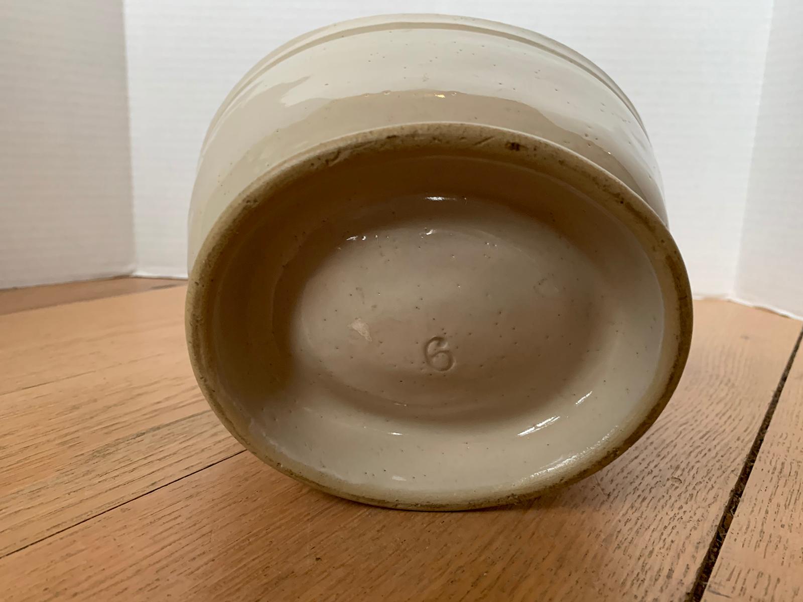 19th Century Drabware Pudding or Jelly Mold, Unmarked For Sale 5