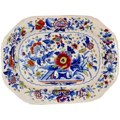 19th Century Dresden Opaque Platter