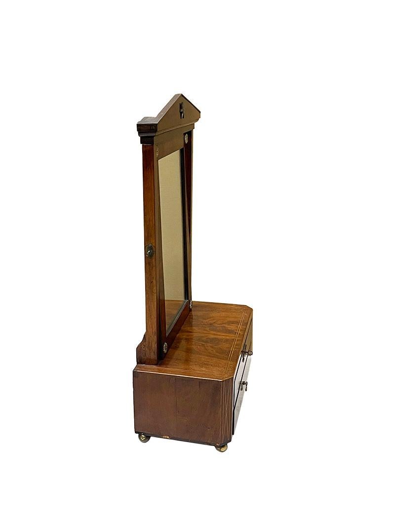 19th Century Dressing table mirror in Empire style For Sale 5