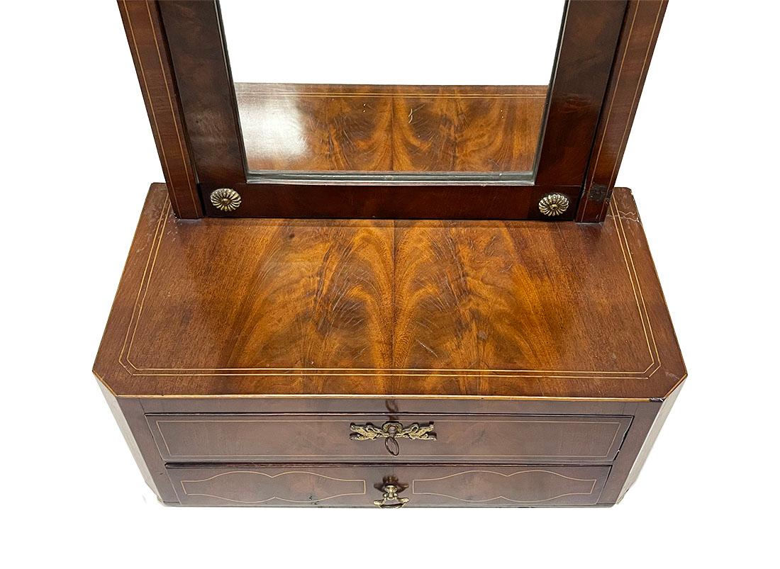 19th Century Dressing table mirror in Empire style For Sale 2