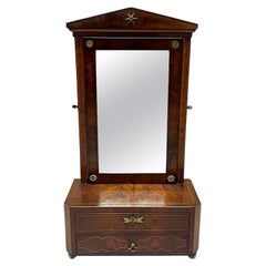 19th Century Dressing table mirror in Empire style