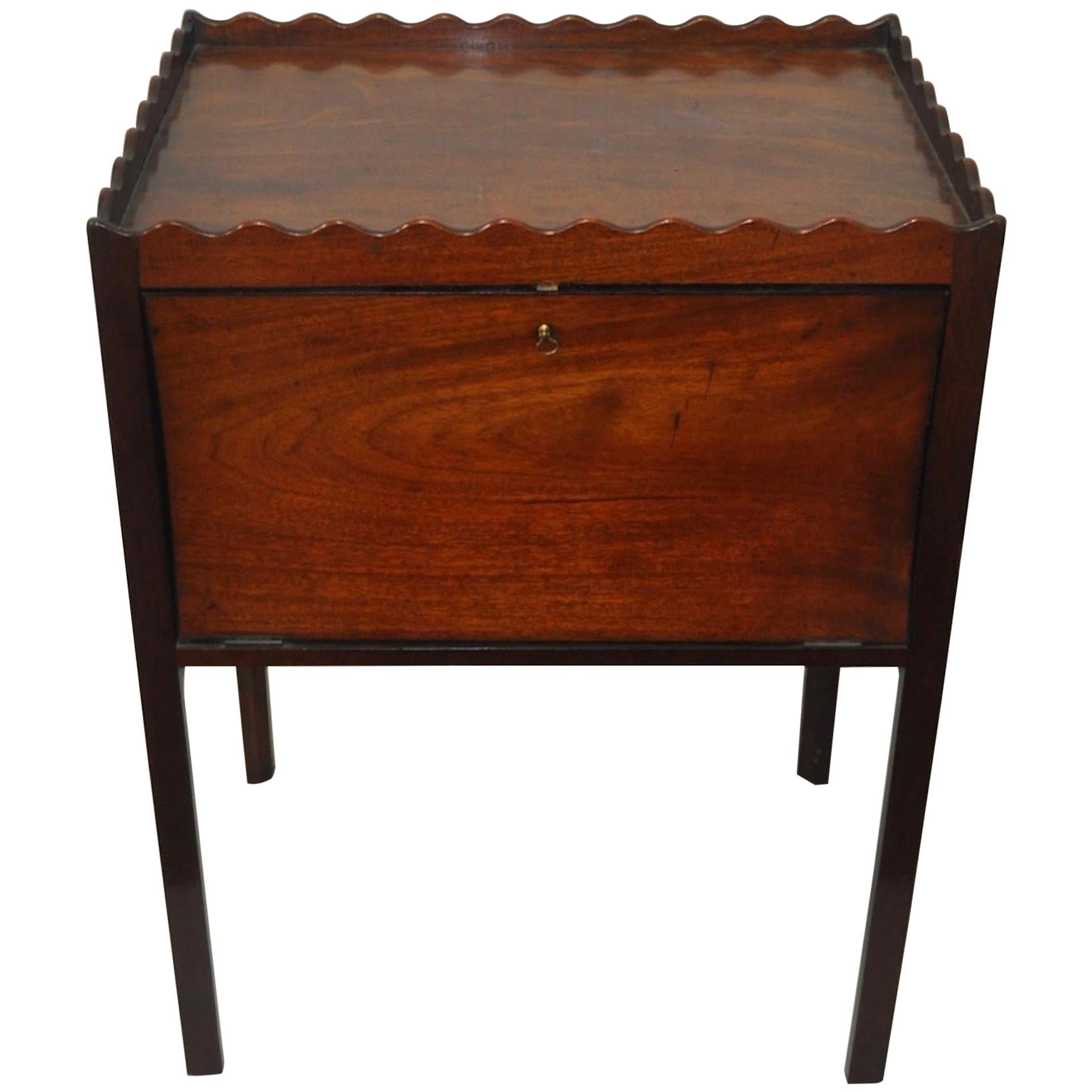 19th Century Drop Front Rosewood Cabinet / Side Table
