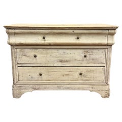 19th Century  Dry Scraped Swedish Commode Drawers 