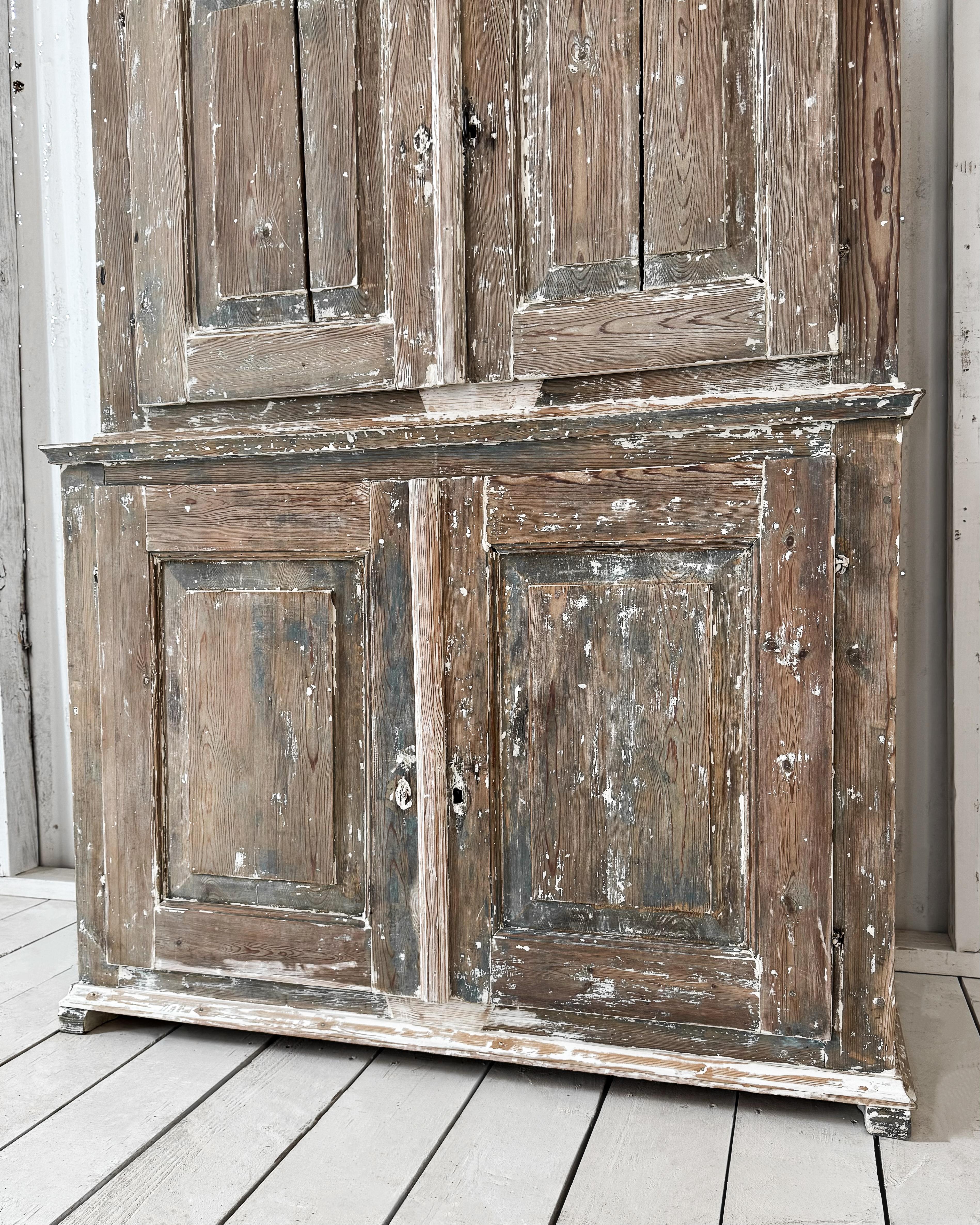 Credenza svedese a secco del XIX secolo in vendita 4