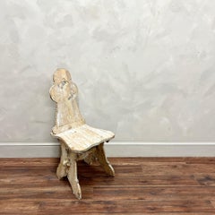 19th Century Dry Scraped Swedish Side Chair