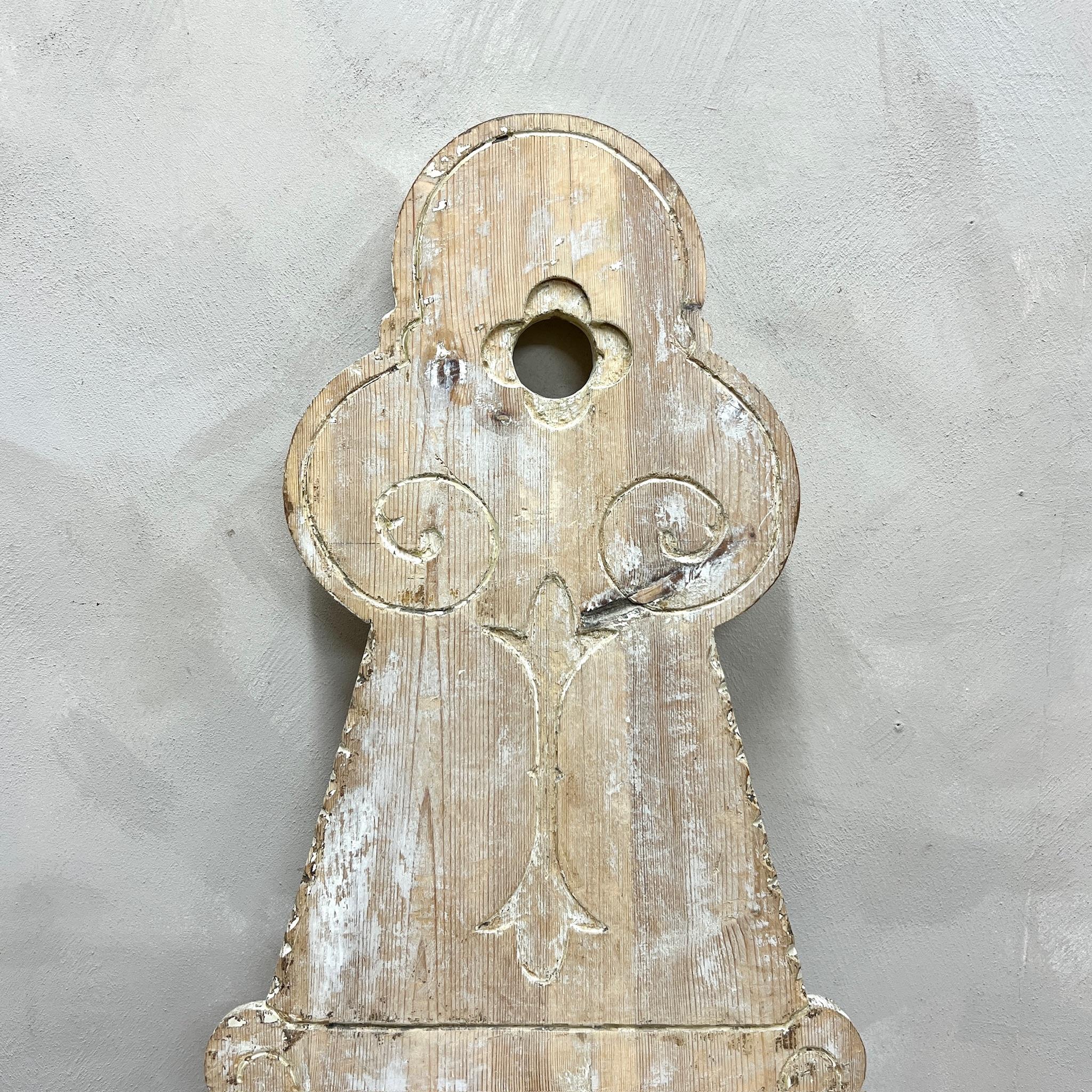 Sedia laterale svedese del XIX secolo con scraping a secco in vendita 2