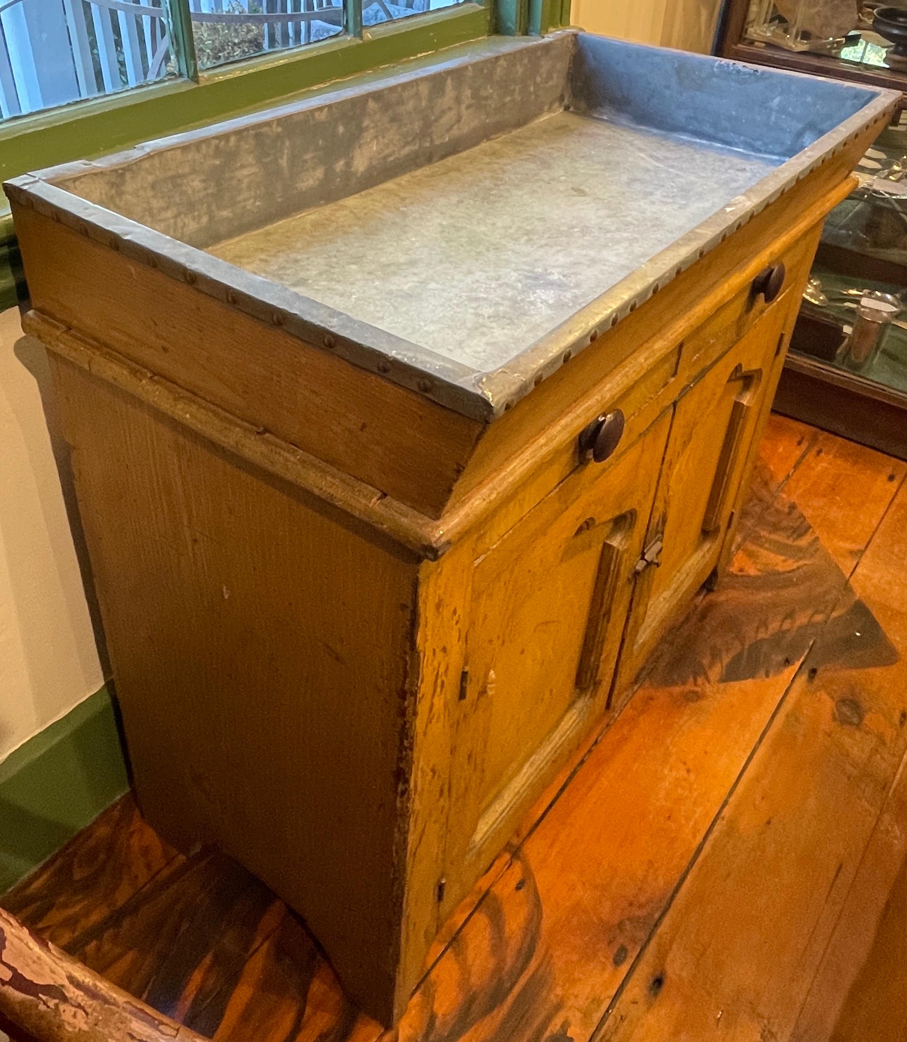 antique dry sink
