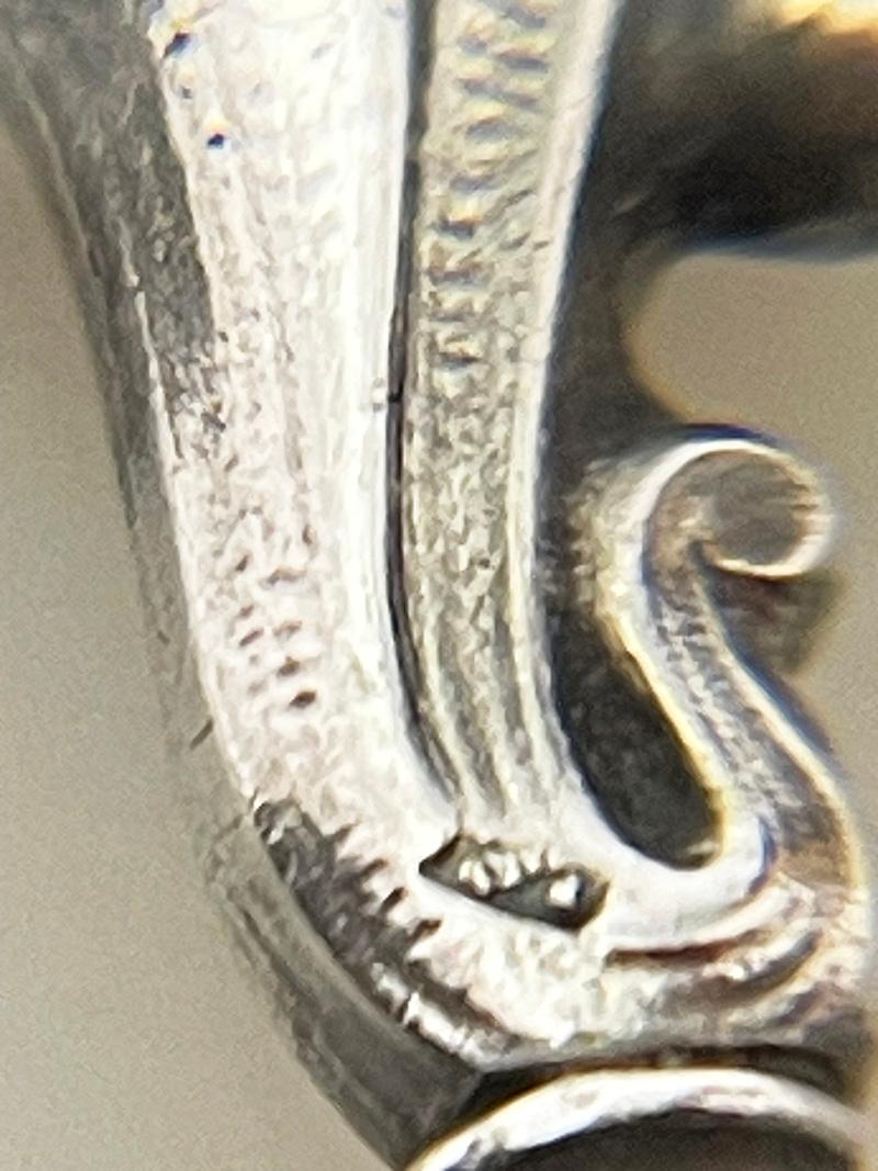 19th Century Dutch Art Nouveau silver watch-key, 1890 For Sale 1