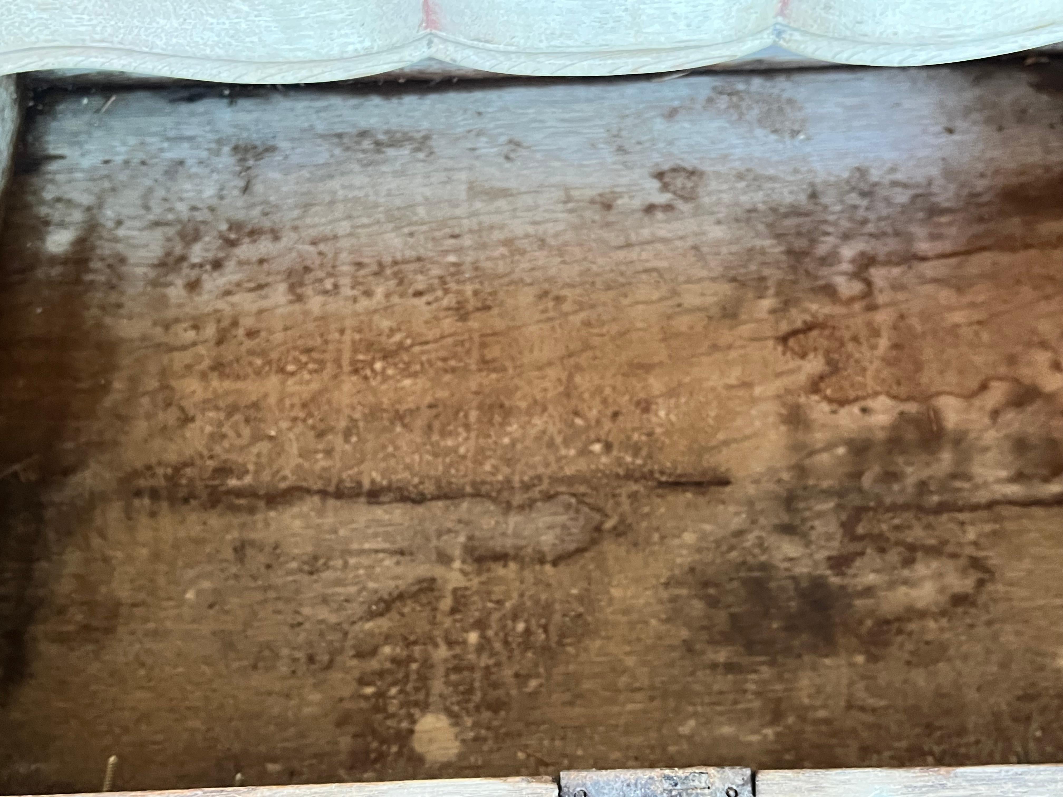 Comò / Cassettiera in rovere sbiancato olandese del XIX secolo in vendita 8