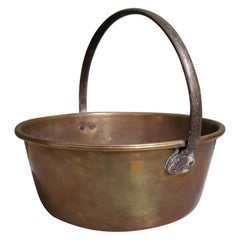 Antique 19th Century Dutch Brass Jelly Pan