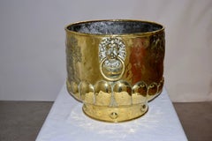 19th Century Dutch Brass Log Bucket