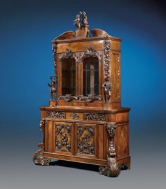 19th Century Dutch Bureau Bookcase
