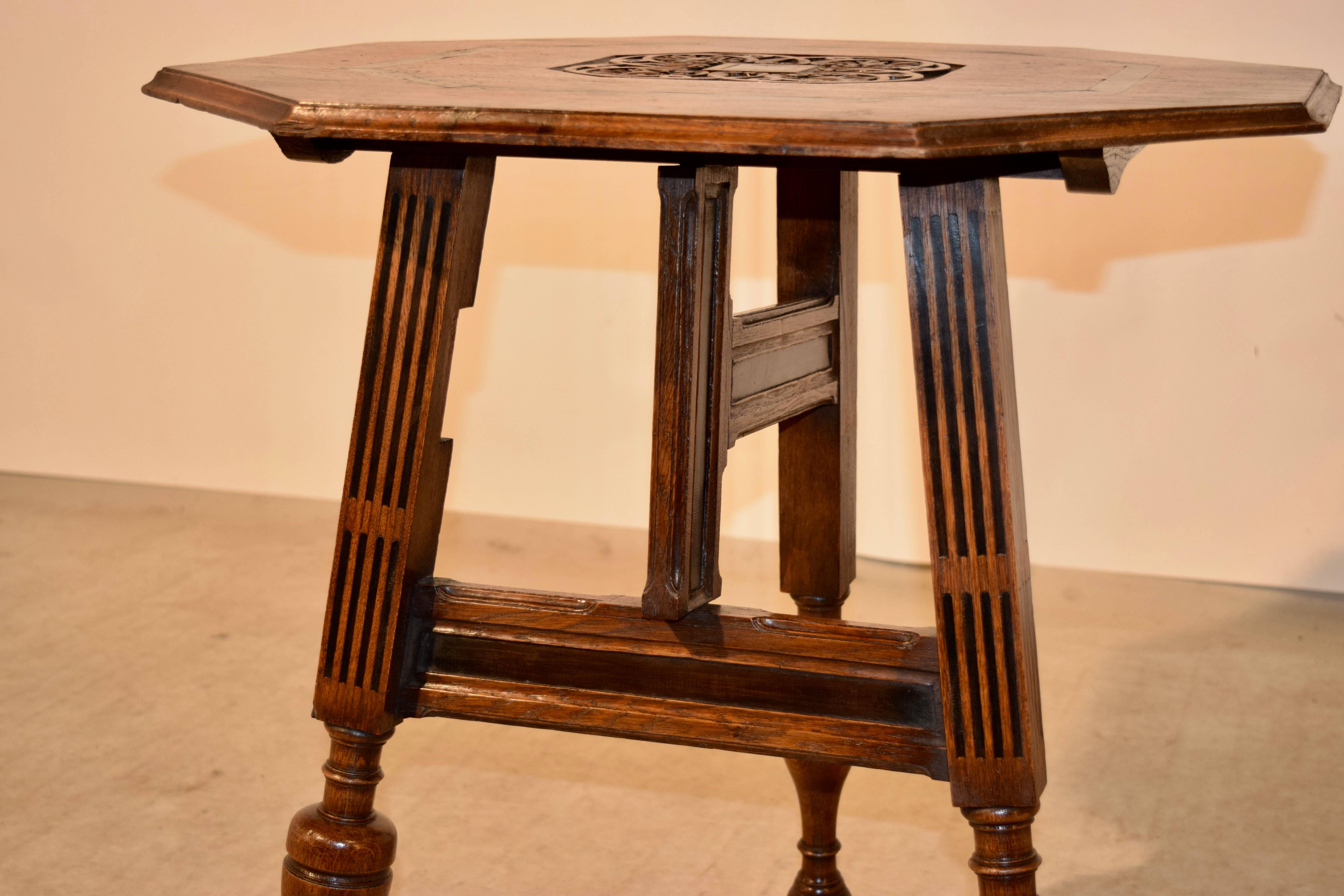Oak 19th Century Dutch Carriage Table For Sale