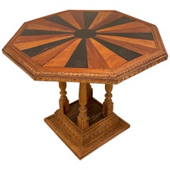 19th Century Dutch Ceylonese Specimen Table