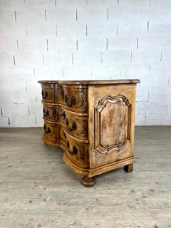 19th century Dutch chest of drawers in natural wood