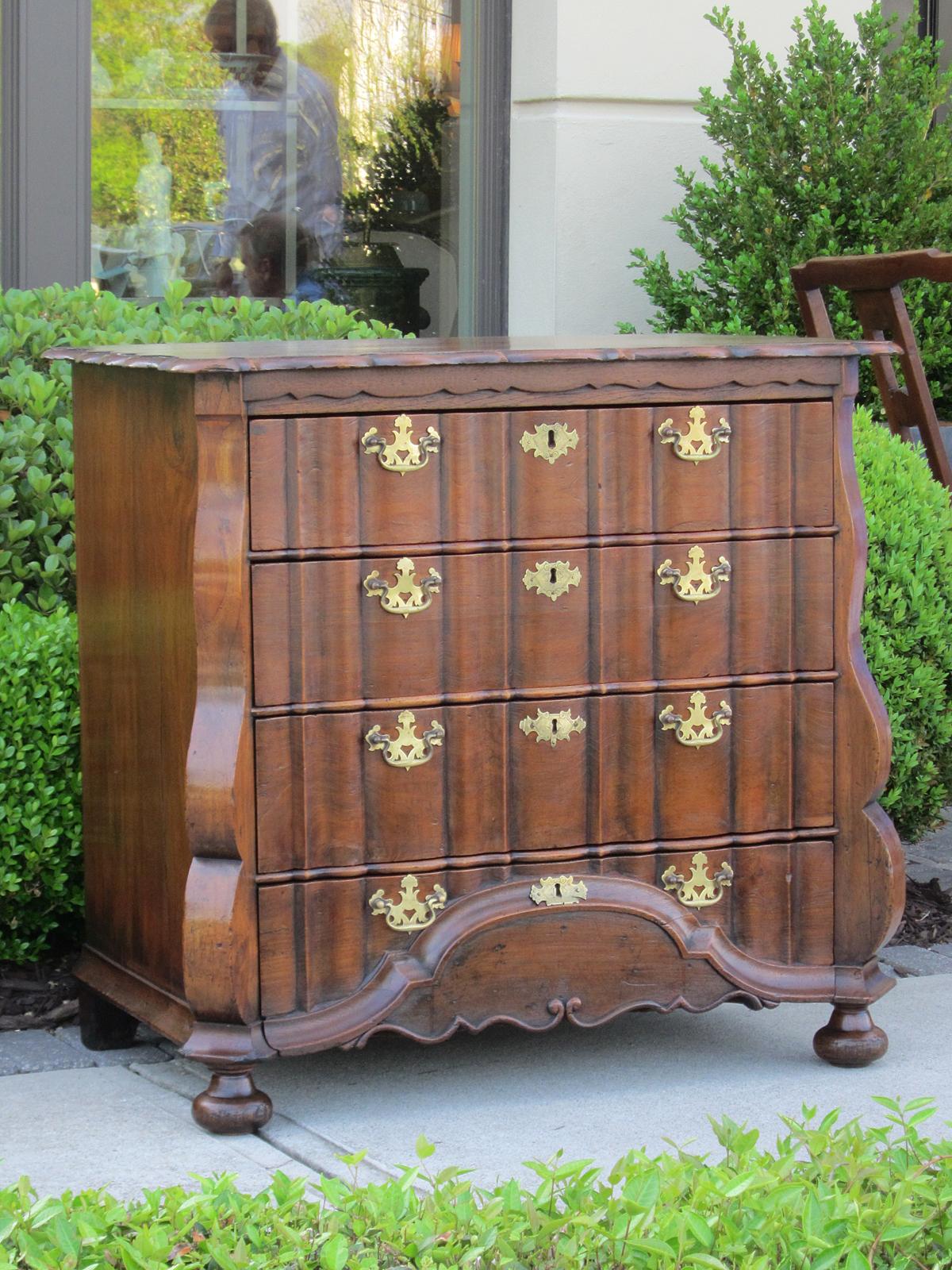 19th Century Dutch Chest with Four Drawers In Good Condition For Sale In Atlanta, GA