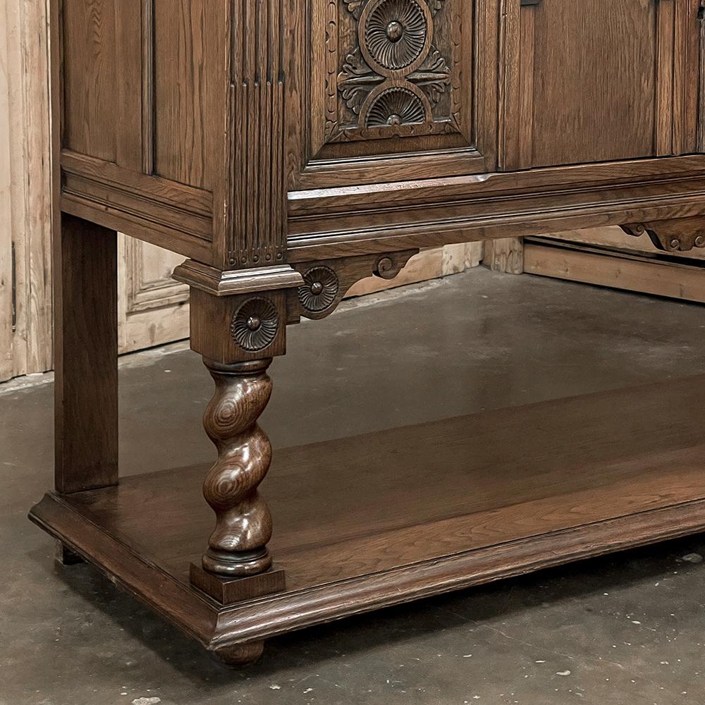 Buffet rialzato neoclassico olandese del XIX secolo di Coloni ~ Mobile in vendita 3