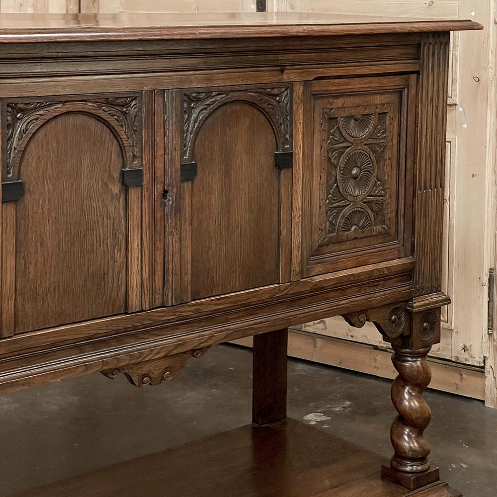Buffet rialzato neoclassico olandese del XIX secolo di Coloni ~ Mobile in vendita 4