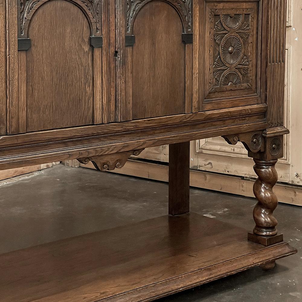 Buffet rialzato neoclassico olandese del XIX secolo di Coloni ~ Mobile in vendita 5