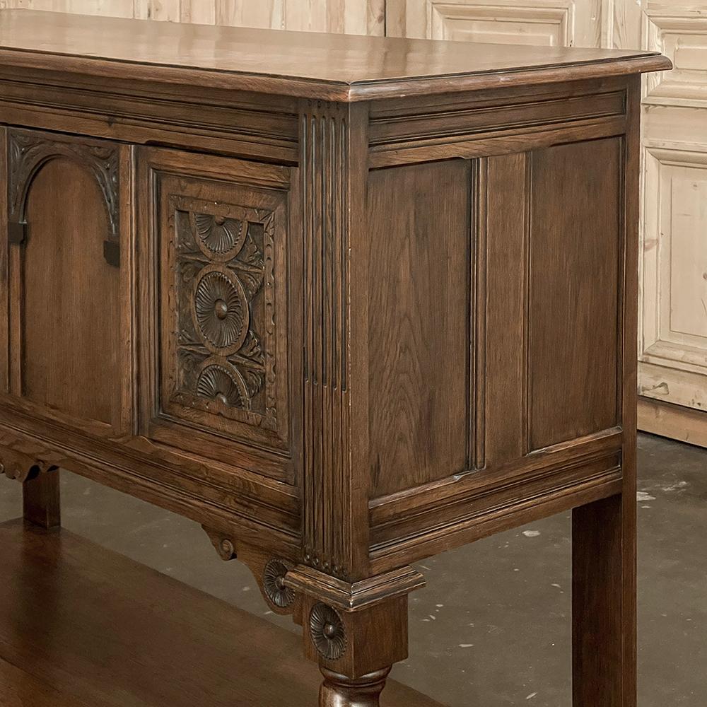 Buffet rialzato neoclassico olandese del XIX secolo di Coloni ~ Mobile in vendita 7