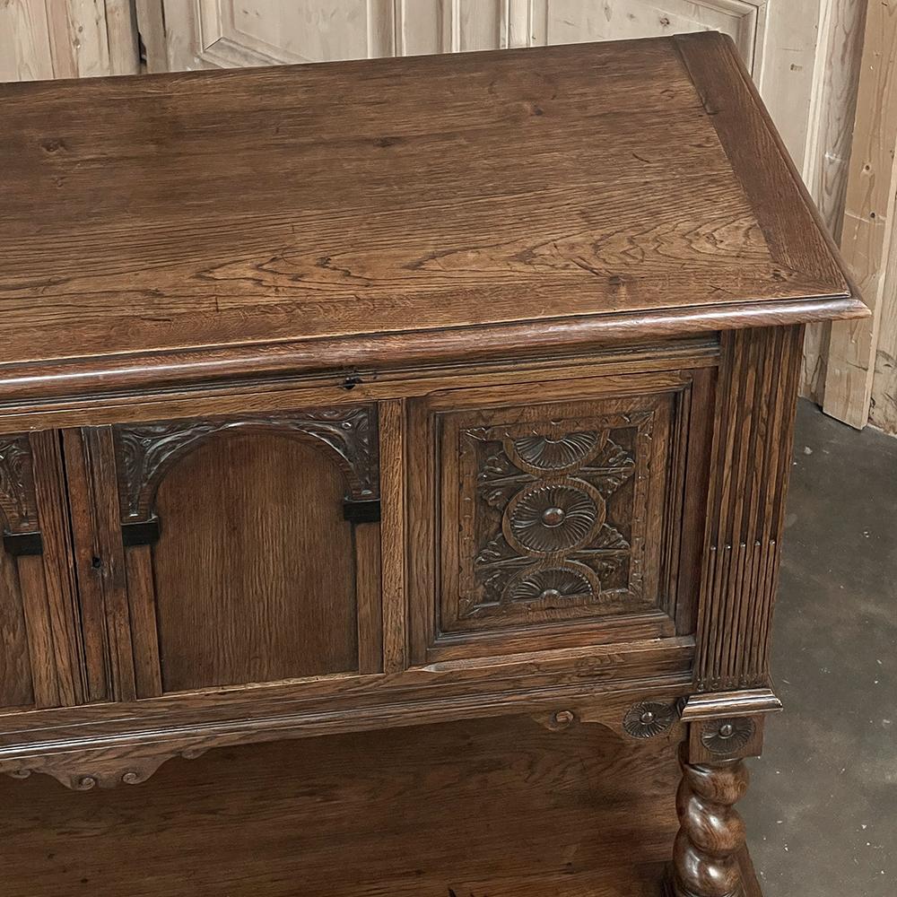 Buffet rialzato neoclassico olandese del XIX secolo di Coloni ~ Mobile in vendita 1