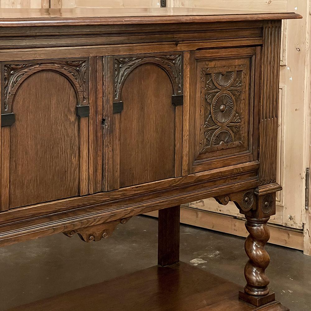 19th Century Dutch Colonial Raised Buffet, Cabinet For Sale 5