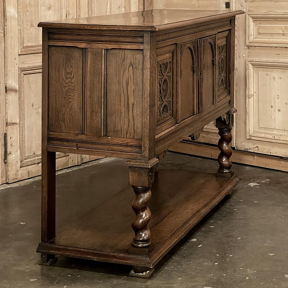 19th Century Dutch Colonial Raised Buffet, Cabinet For Sale 7