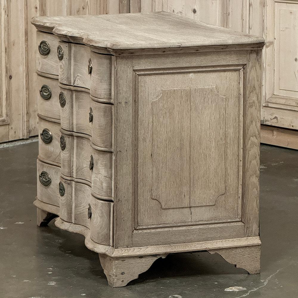 19th Century Dutch Colonial Stripped Oak Chest of Drawers For Sale 11