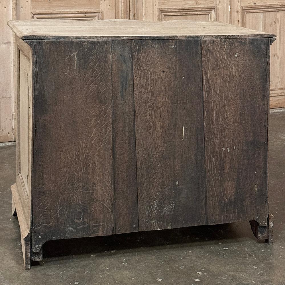 19th Century Dutch Colonial Stripped Oak Chest of Drawers For Sale 13