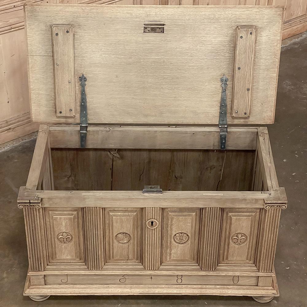Late 19th Century 19th Century, Dutch Colonial Trunk For Sale