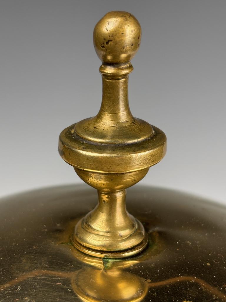 Pentola olandese in rame e ottone del XIX secolo (pentola a fiamma) in vendita 5