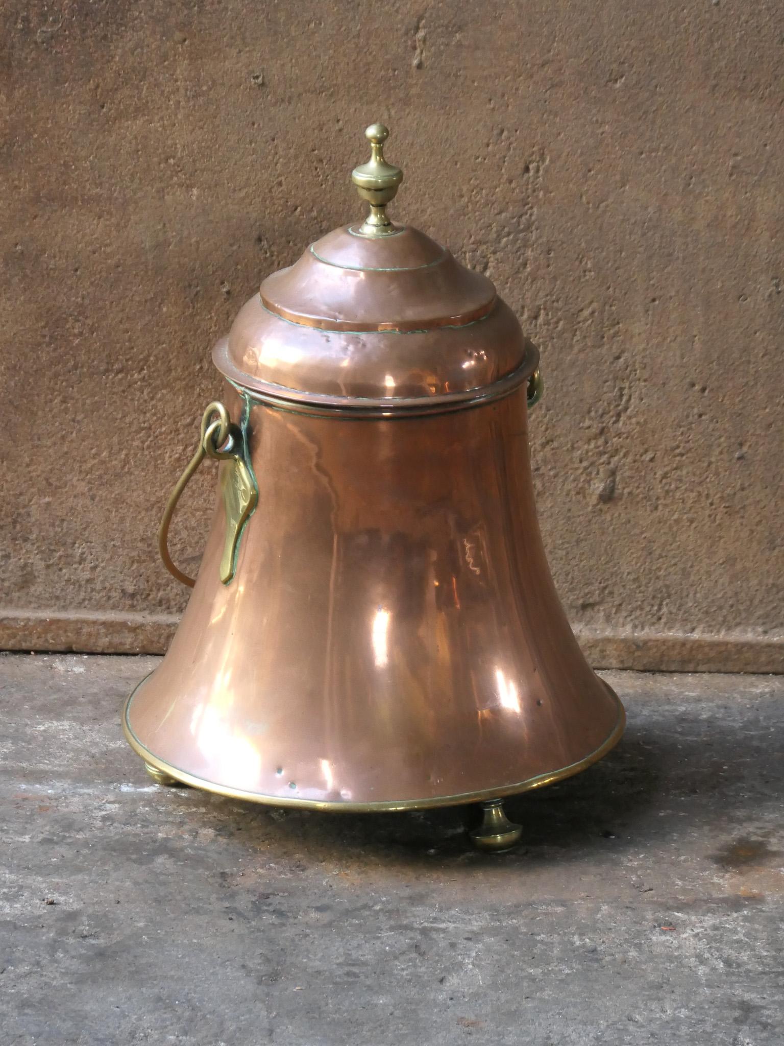 A Dutch 'doofpot' was a pot to store the not yet burned wood or other fuel. Because the jar was sealed airtight, the burning would soon stop due to lack of oxygen. The remaining residual fuel could be reused. Burning wood in a 'doofpot' becomes for