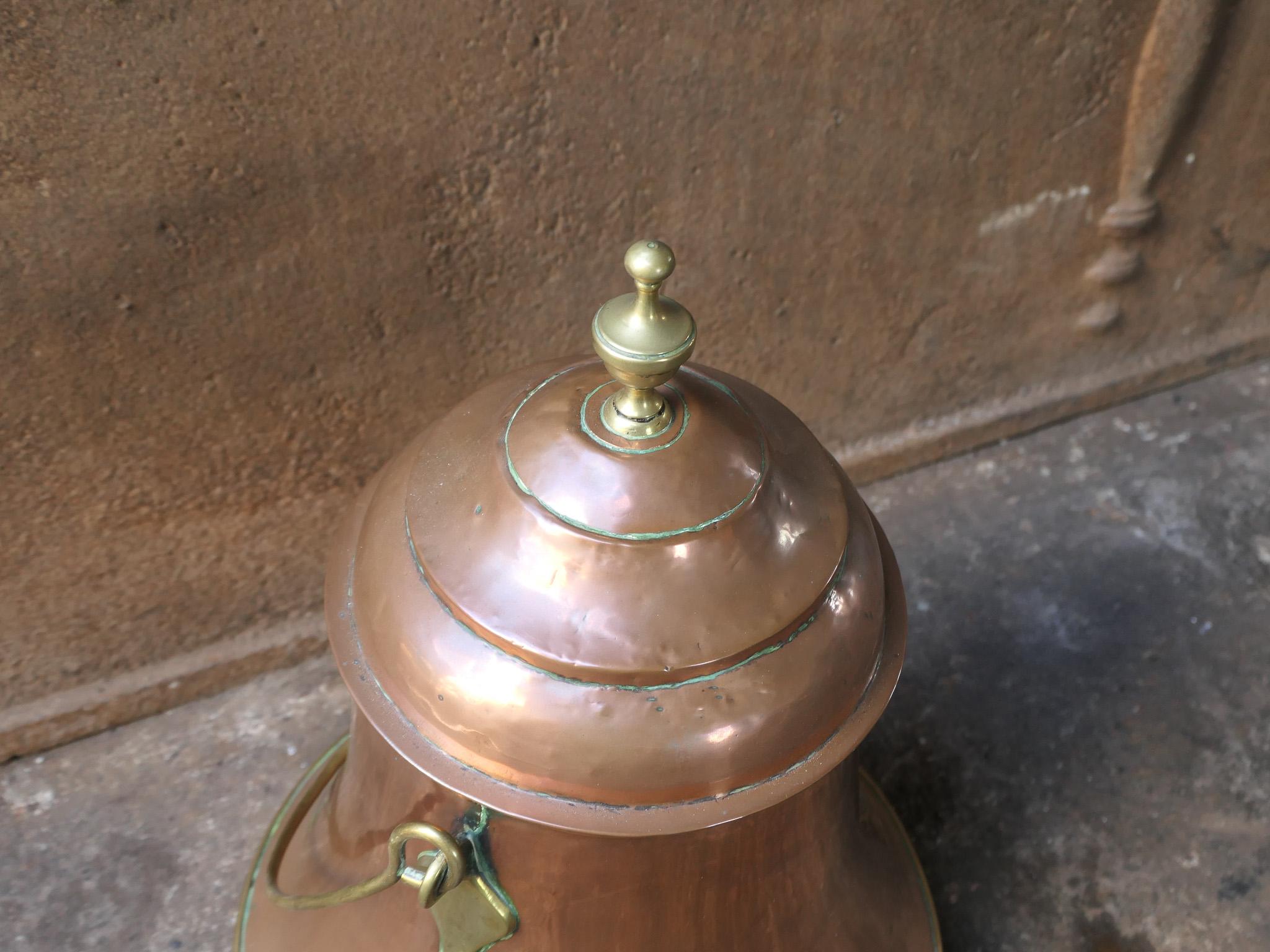 Vaso di spegnimento in rame e ottone olandese del XIX secolo in vendita 1