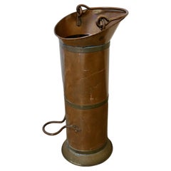 19th Century Dutch Copper Oil Can   19th Century Dutch Copper Oil Can or Kan