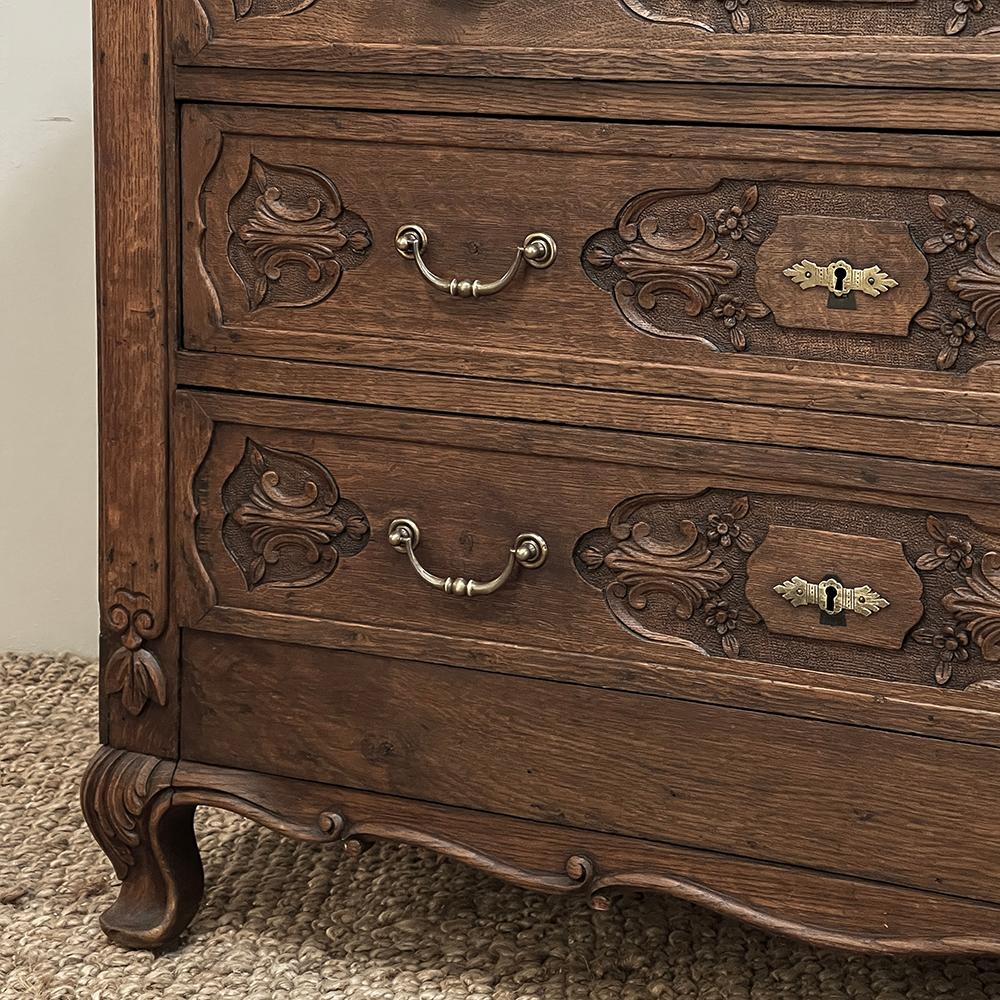 19th Century Dutch Country French Commode ~ Chest of Drawers For Sale 13