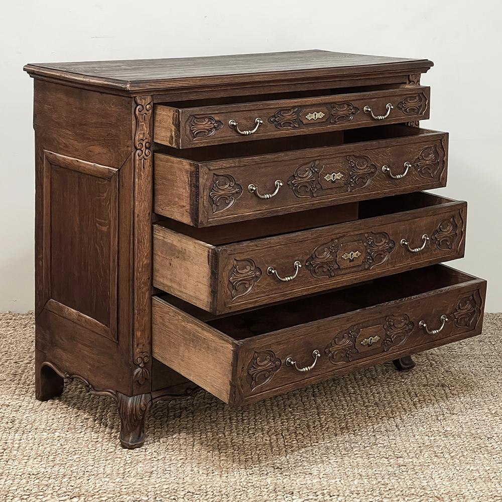 19th Century Dutch Country French Commode ~ Chest of Drawers For Sale 3