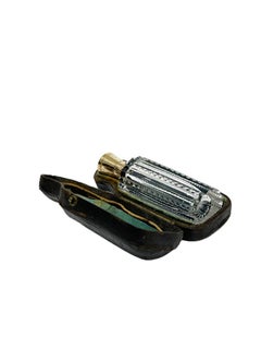 19th Century Dutch Crystal and 14carat Gold Scent or Perfume Bottle