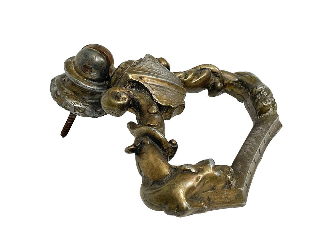 Bronze 19th Century Dutch Door Knocker For Sale
