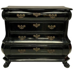 19th Century Dutch Ebonised Chest of Drawers