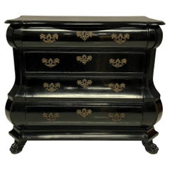 19th Century Dutch Ebonised Chest of Drawers