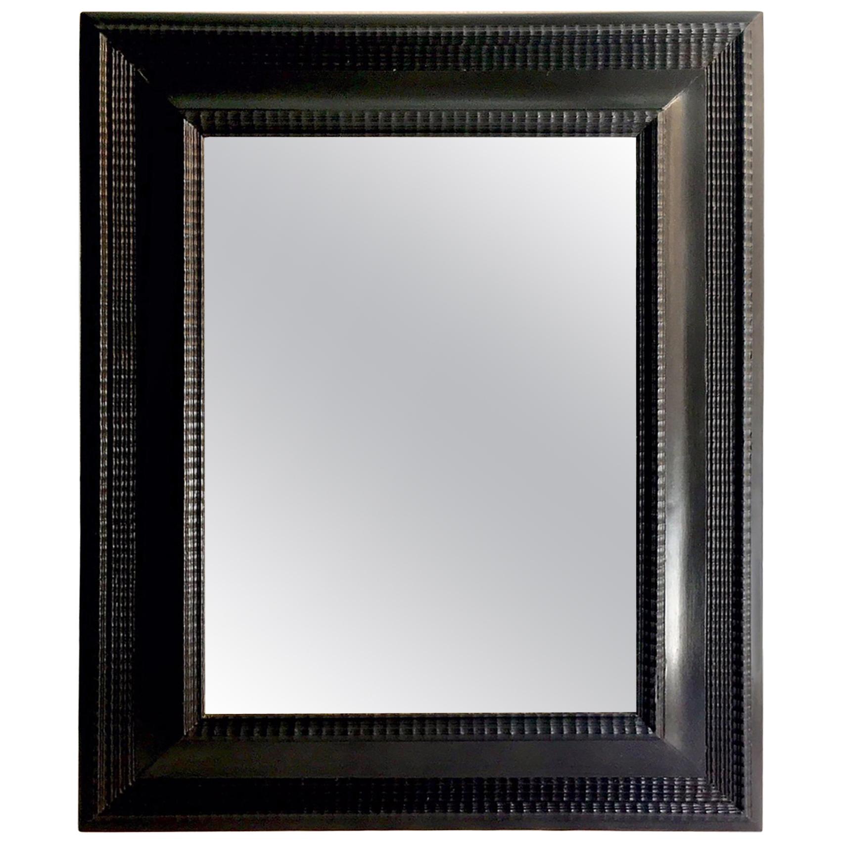 19th Century Dutch Ebonized Mirror