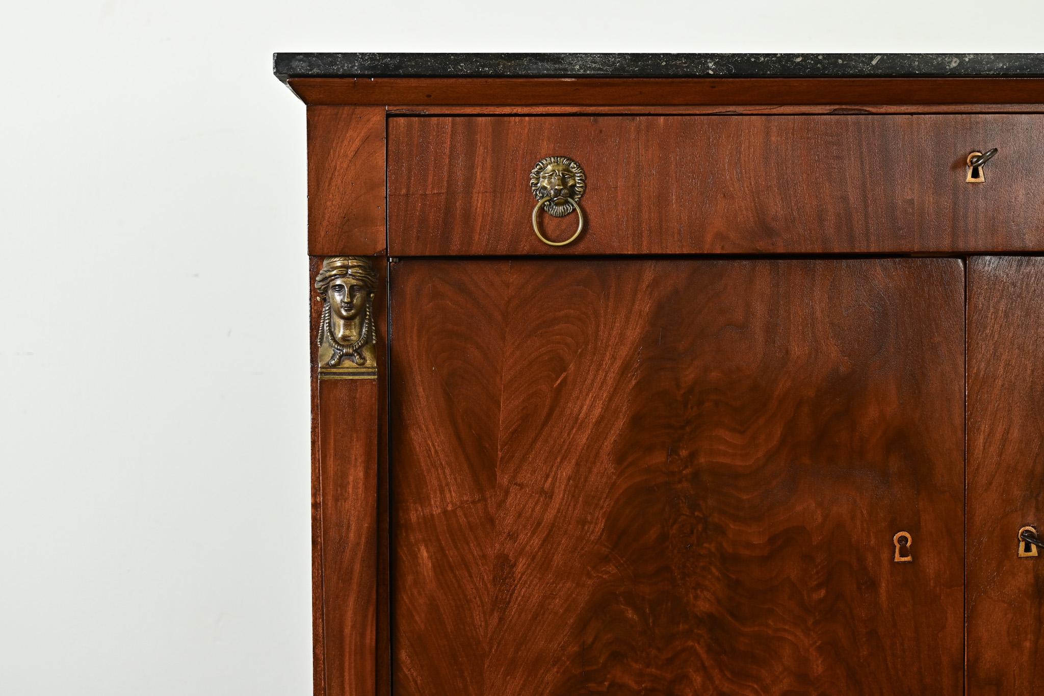 Stile impero Buffet Impero olandese del XIX secolo in vendita