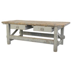 Used 19th Century Dutch Farm Workbench