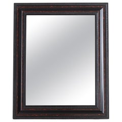 19th Century Dutch Faux Tortoiseshell Ripple Mirror