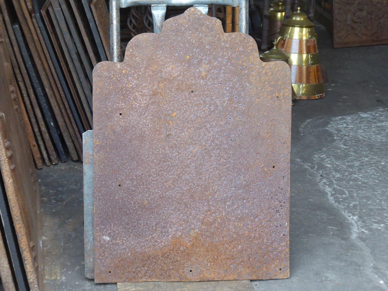 19th Century Dutch 'David's Punishment' Fireback / Backsplash For Sale 3