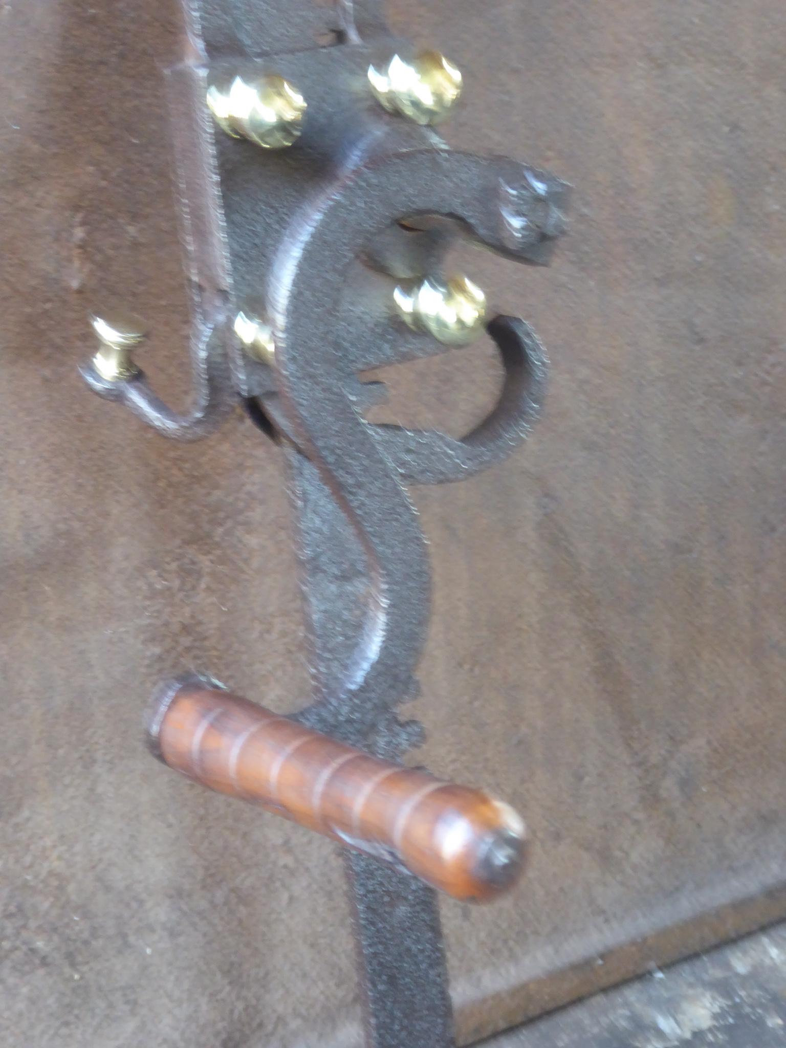 19th Century Dutch Fireplace Trammel or Pot Hanger For Sale 3