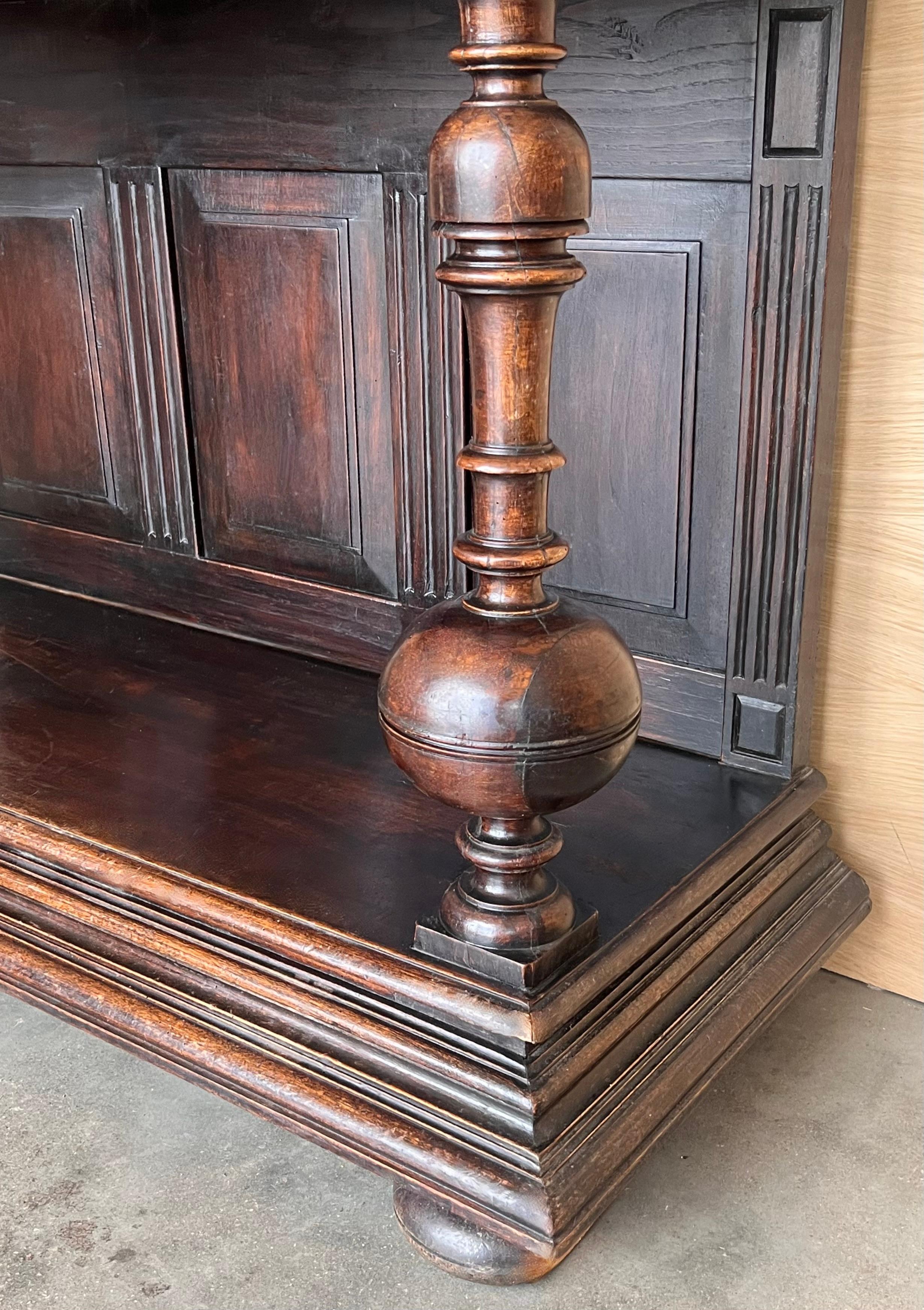 19th Century Dutch Hand Carved Renaissance Raised Cabinet For Sale 9