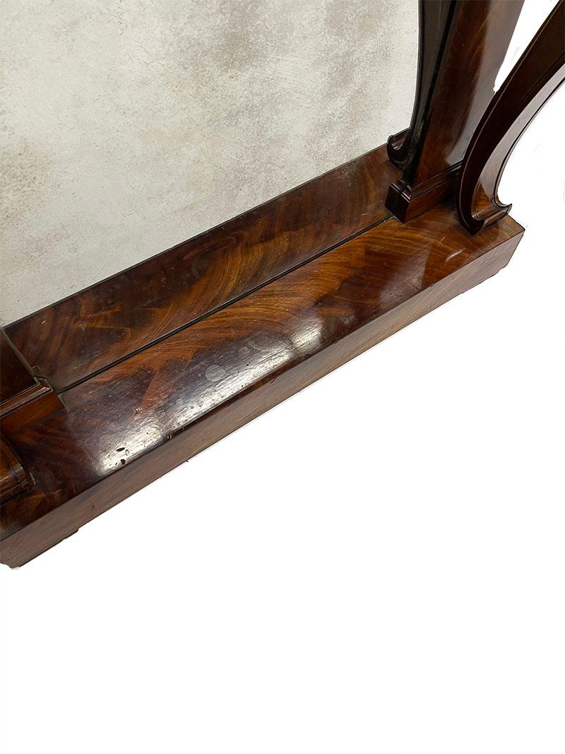 19th Century Dutch Mahogany Console Table with Marble Top 3