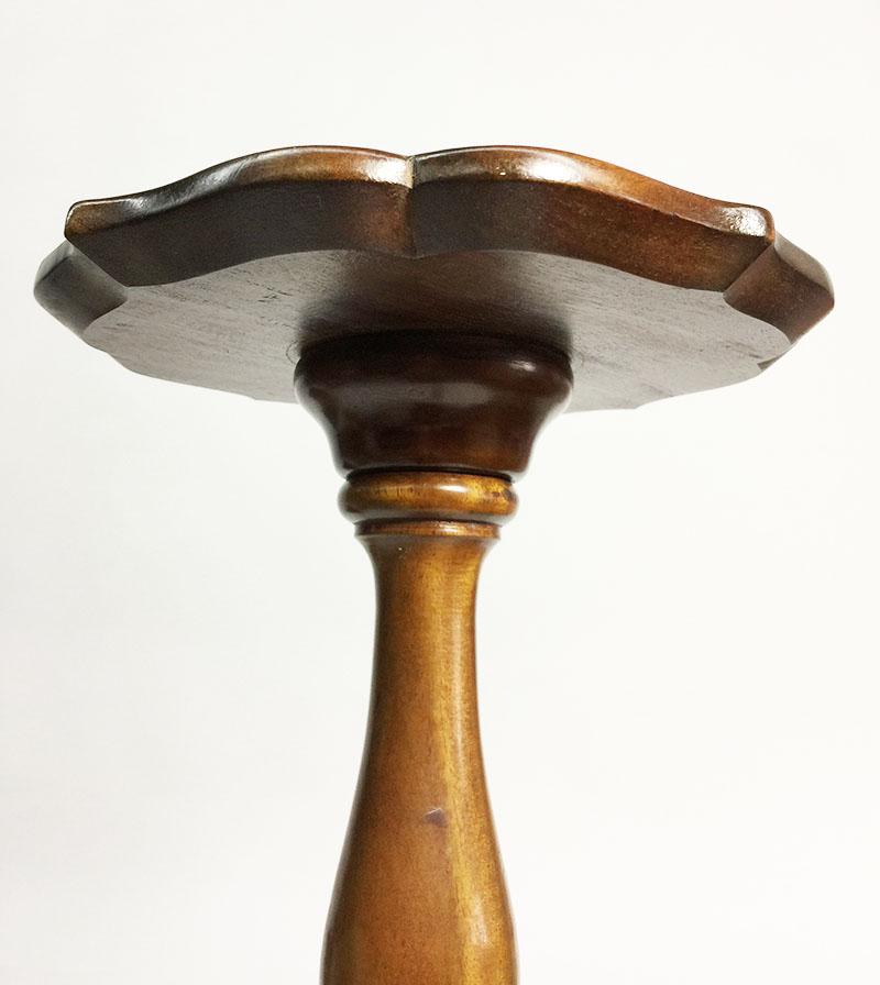 Wood 19th Century Dutch Mahogany Pedestal or Plant Stand For Sale