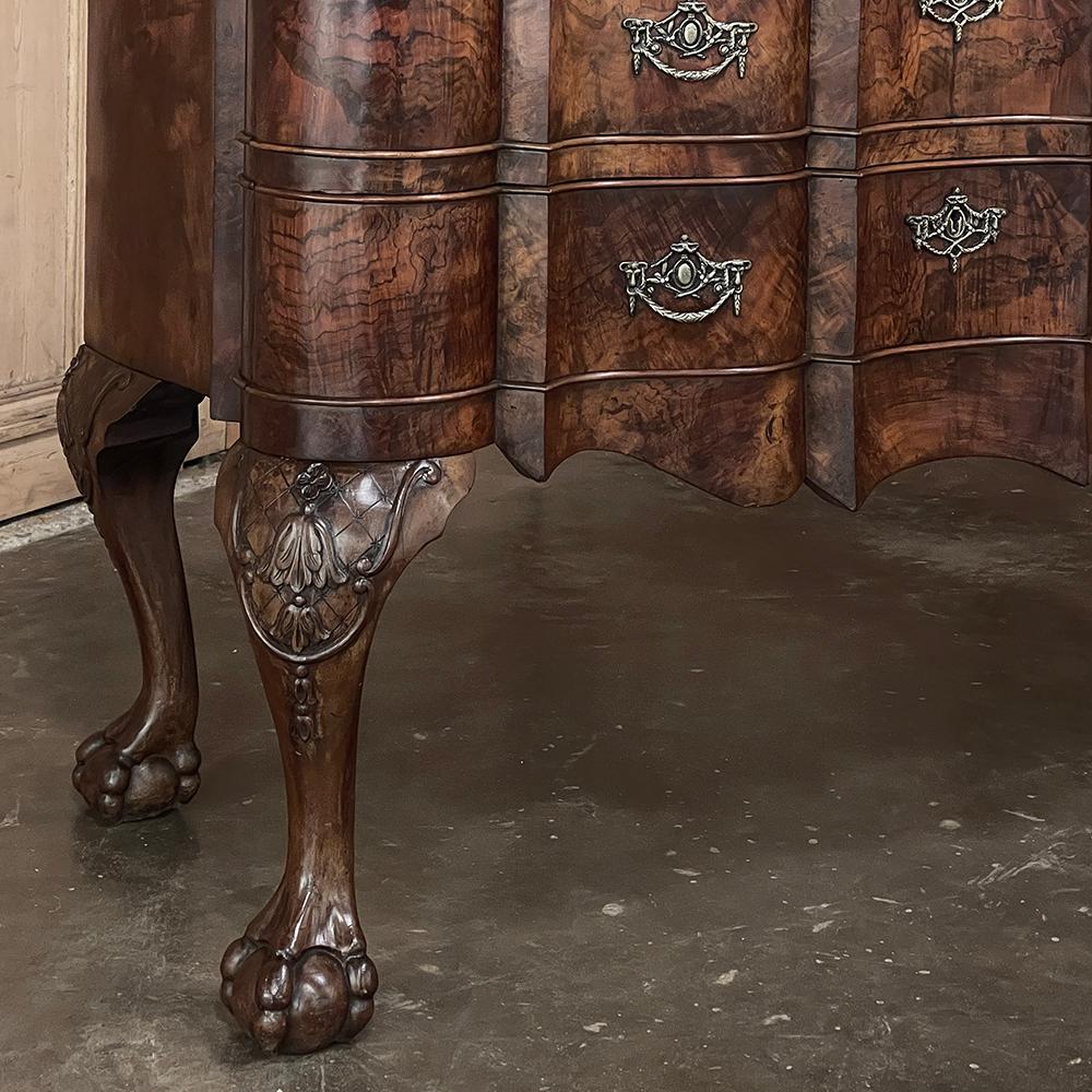 19th Century Dutch Marble Top Chippendale Commode ~ Chest of Drawers For Sale 6